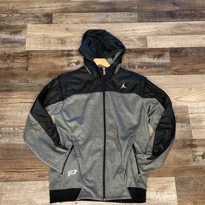 Jordan black and gray jacket negotiable